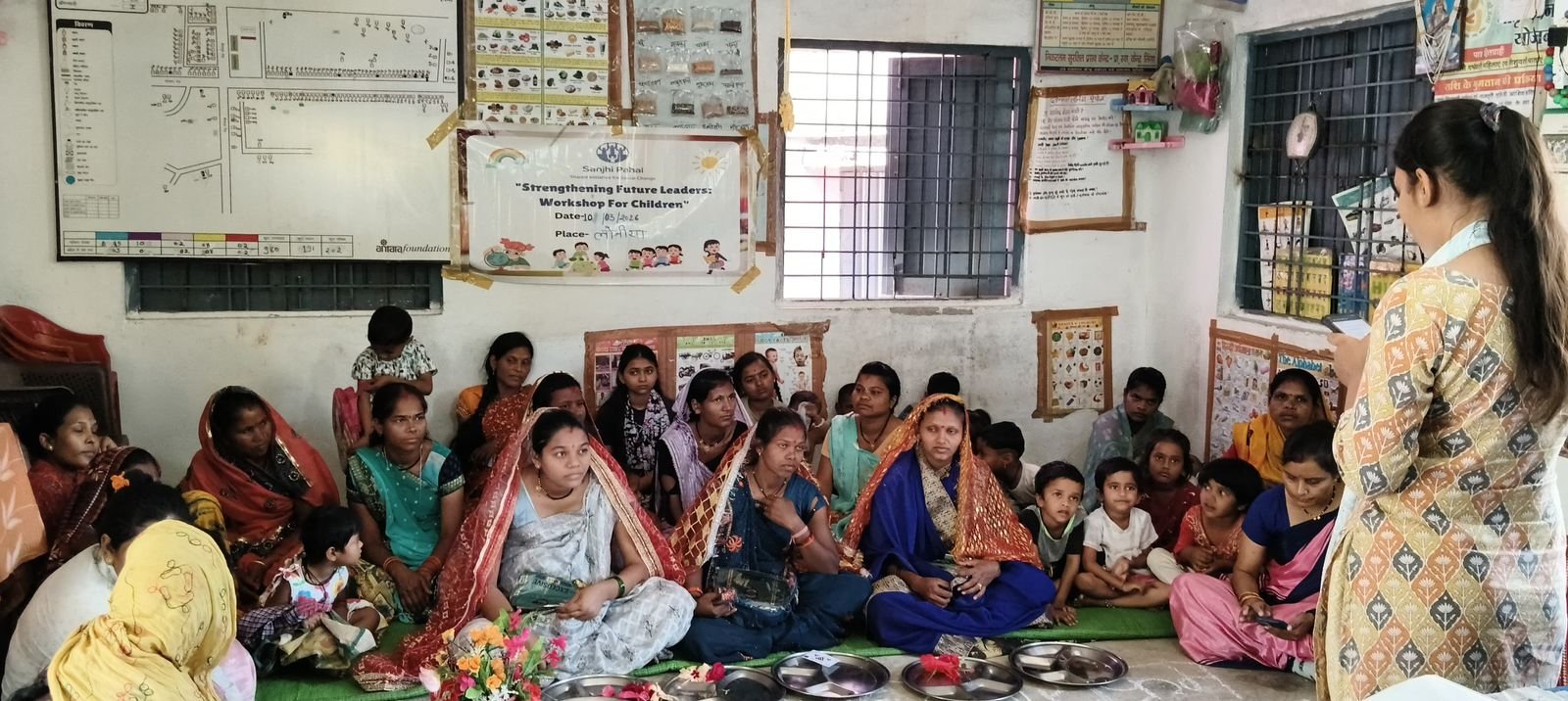 सांझी पहल फाउंडेशन द्वारा ग्राम लोनिया में ‘गोद भराई’ एवं स्वास्थ्य जागरूकता उत्सव संपन्न