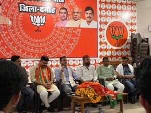 युवा मोर्चा प्रदेश अध्यक्ष के आगमन को लेकर बैठक सम्पन्न