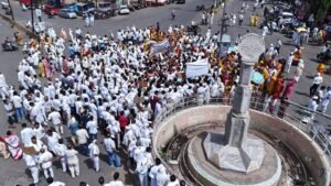 रीवा की घटना के विरोध में जैन समाज का बड़ा प्रदर्शन, संत सुरक्षा और निष्पक्ष जांच की मांग