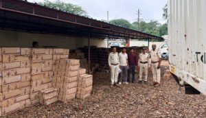 आलीराजपुर में दो करोड़ की अवैध अंग्रेजी शराब जब्त